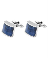 Afbeelding in Gallery-weergave laden, CUFFLINK BLUE STONE
